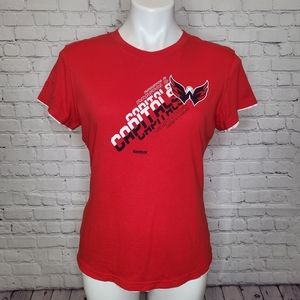 Reebok Washington Capitals NHL T-Shirt Size L